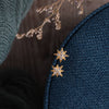 Silver 'Leave A Little Sparkle' Star Earrings - sterling silver-NuNu jewellery