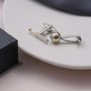 Stylish Cricket Cufflinks - sterling silver-NuNu jewellery