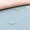 Sterling Silver Little Flower Happiness Bracelet - sterling silver-NuNu jewellery