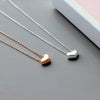 'Thank You Mum' Heart Necklace With Your Own Message - sterling silver-NuNu jewellery