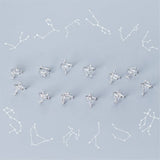 Sterling silver constellation ear cuff - sterling silver-NuNu jewellery