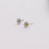 Just To 'Send Happiness Your Way' Daisy Earrings - sterling silver-NuNu jewellery