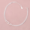 Strong Friendship Sterling Silver Link Bracelet