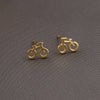 'Life Is A Journey' Bicycle Earrings - sterling silver-NuNu jewellery