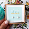 Happy Easter Bunny Earrings - sterling silver-NuNu jewellery