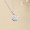 Sterling Silver Saint Christopher Necklace - sterling silver-NuNu jewellery