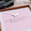 'Reborn' Butterfly Necklace - sterling silver-NuNu jewellery