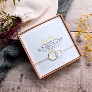 Sterling Silver Big Sister Bracelet - sterling silver-NuNu jewellery