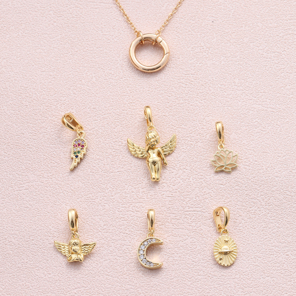 charm 10 - sterling silver-NuNu jewellery