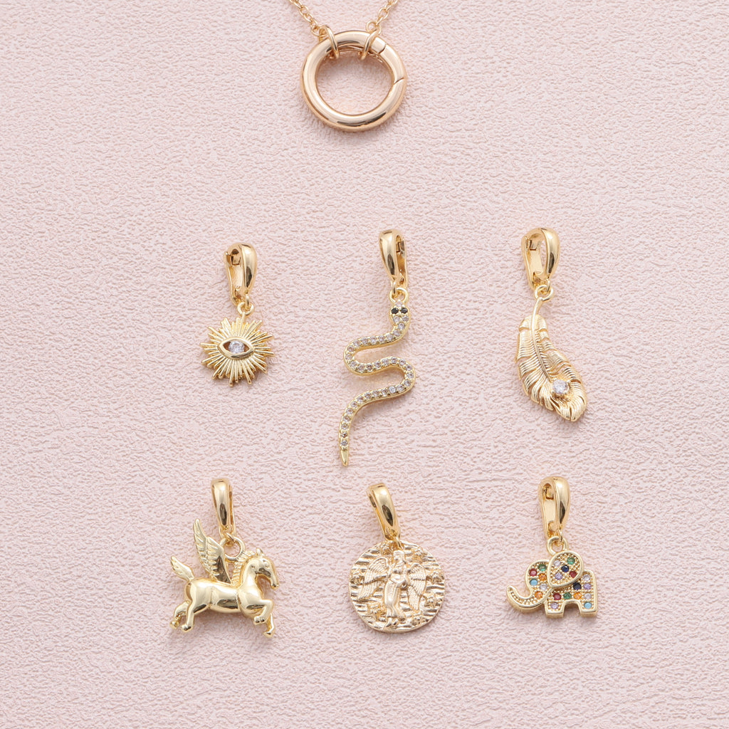 charm 11 - sterling silver-NuNu jewellery