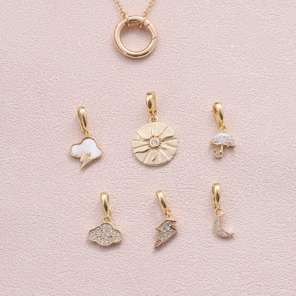 charm 13 - sterling silver-NuNu jewellery