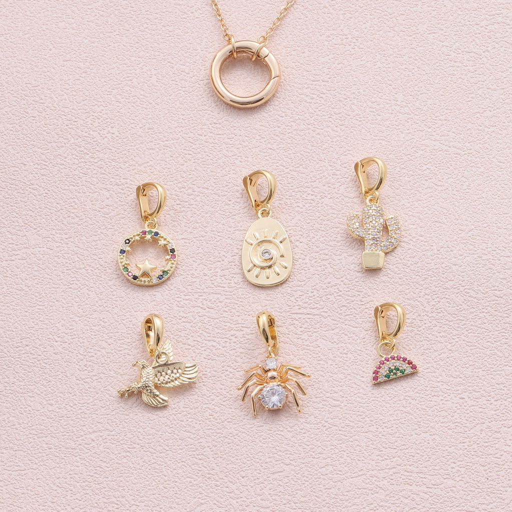 charm 14 - sterling silver-NuNu jewellery