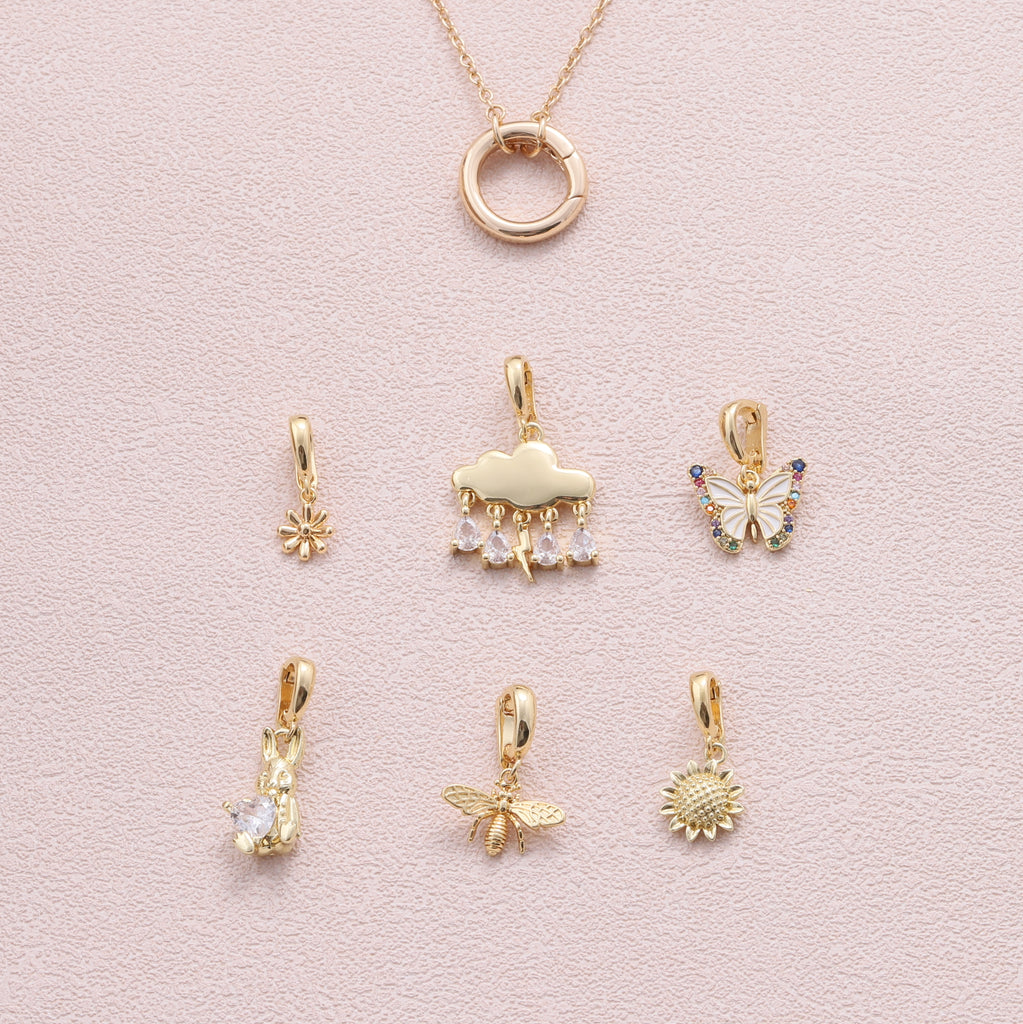 Charming Story 19 A Walk In Nature - sterling silver-NuNu jewellery