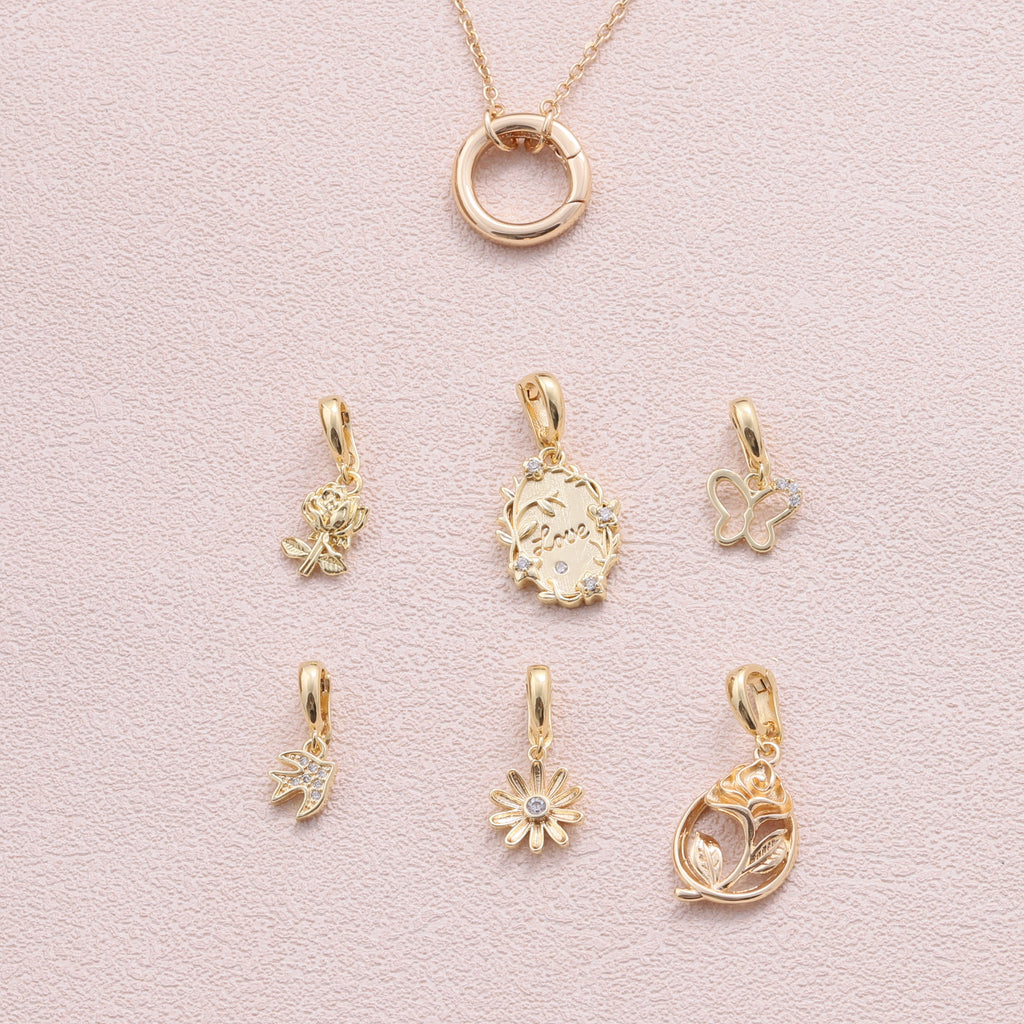 Charming Story 20 Love And Bloom - sterling silver-NuNu jewellery