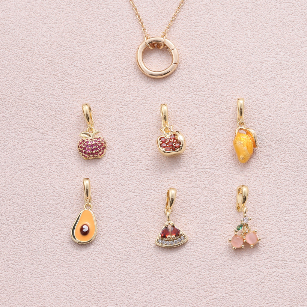 Charming Story 23 Exotic Fruits - sterling silver-NuNu jewellery