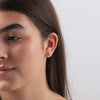 Crystal Knot Stud Earrings - sterling silver-NuNu jewellery