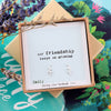 'Friendship Grows' Leaf Earrings - sterling silver-NuNu jewellery