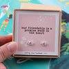 Friendship Promise Sterling Silver Heart Knot Earrings