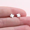 'Friends Are Lucky To Have' Sterling Clover Earrings - sterling silver-NuNu jewellery