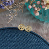 'Little Bit Of Protection' Button Earrings - sterling silver-NuNu jewellery