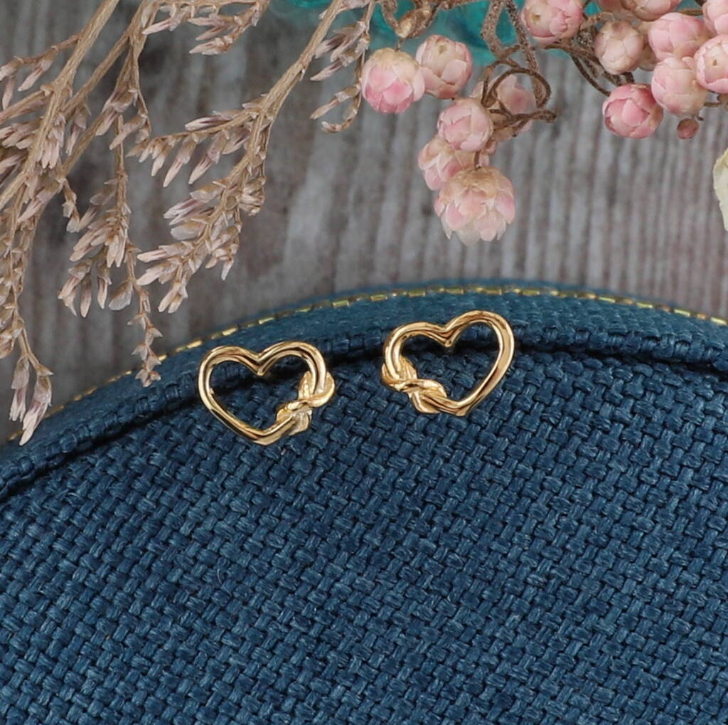 'Little Bit Of Friendship' Heart Earrings - sterling silver-NuNu jewellery