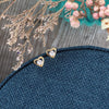 'Little Something' Lucky Heart Sterling Silver Earrings - sterling silver-NuNu jewellery