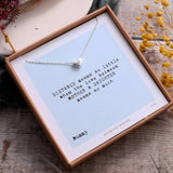 Mother And Daughter Distance Necklace