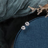 'Grandma's Solid Gold' Knot Earrings - sterling silver-NuNu jewellery