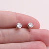 'Friends Are Diamonds' Sterling Silver Earrings - sterling silver-NuNu jewellery