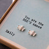 'You Are The Bee's Knees' Bees Earrings - sterling silver-NuNu jewellery