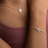 Birthstone Necklace Or Bracelet - sterling silver-NuNu jewellery