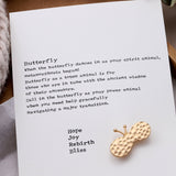Butterfly Brooch Gift - sterling silver-NuNu jewellery