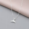 Sterling Silver Mermaid Tail Necklace - sterling silver-NuNu jewellery