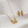 Crystal Butterfly Ring - sterling silver-NuNu jewellery