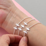 Mother And Daughter Together Bracelet - sterling silver-NuNu jewellery