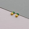 'You Are Pretty Cool' Pineapple Earrings - sterling silver-NuNu jewellery