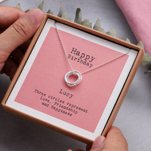 Personalised Birthday Necklace For Her - sterling silver-NuNu jewellery