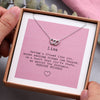 Forever Friend Joined Hearts Necklace - sterling silver-NuNu jewellery
