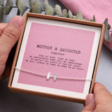 Mother And Daughter Together Bracelet - sterling silver-NuNu jewellery