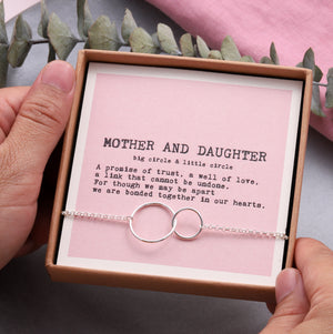 'Mother And Daughter' Bracelet - sterling silver-NuNu jewellery