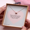 Mother And Daughter Distance Necklace - sterling silver-NuNu jewellery