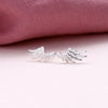 Angel Wing Earrings Studs In Gift Box - sterling silver-NuNu jewellery