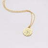 Gold Plated Sterling Silver Flower of Life Necklace - sterling silver-NuNu jewellery