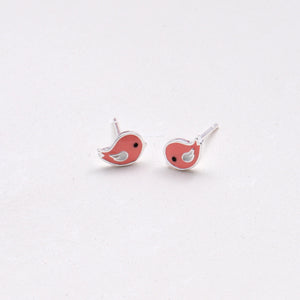 Sterling Silver Little Bird Earrings - sterling silver-NuNu jewellery