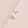 Sterling Silver Tiny Turtle Ear Studs - sterling silver-NuNu jewellery