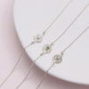 Birthstone Necklace Or Bracelet - sterling silver-NuNu jewellery