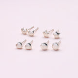 Handmade Single Mix Match Earrings Stud - sterling silver-NuNu jewellery