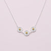 Sterling Silver Daisy Chain Necklace - sterling silver-NuNu jewellery