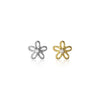 'One Must Have' Sterling Silver Little Flower Earrings - sterling silver-NuNu jewellery