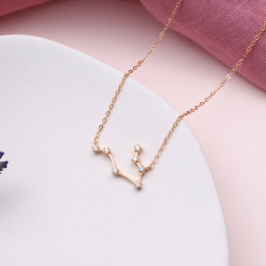 Rose gold plated sterling silver star sign necklace - sterling silver-NuNu jewellery